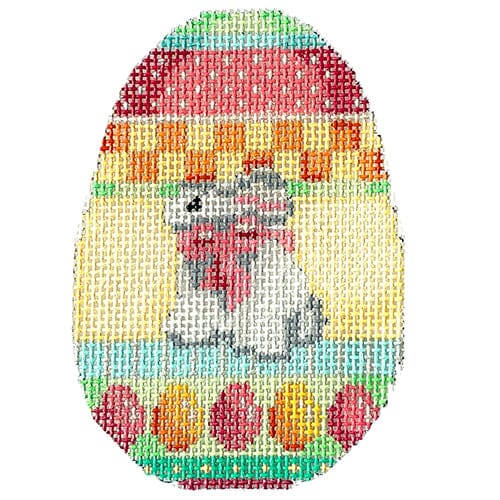Checks / Bunny / Eggs Yellow Egg Painted Canvas Associated Talents