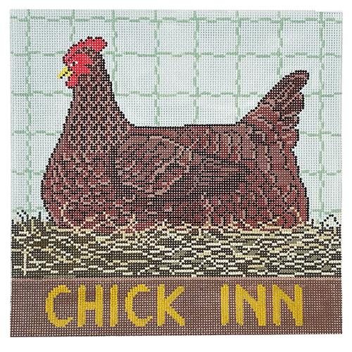 Chick Inn Painted Canvas Cooper Oaks Design - 1