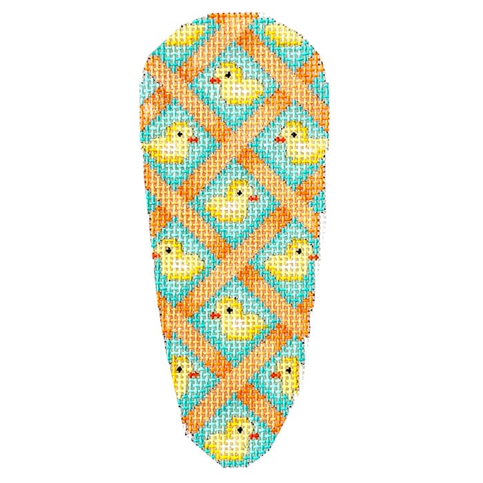 Chicks/Diagonal Weave Carrot Painted Canvas Associated Talents - 1