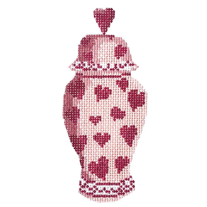 Chinheartoisie Ginger Jar Painted Canvas KCN Designers - 1