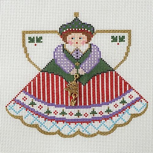 Christmas Elf Angel Painted Canvas Painted Pony Designs - 1