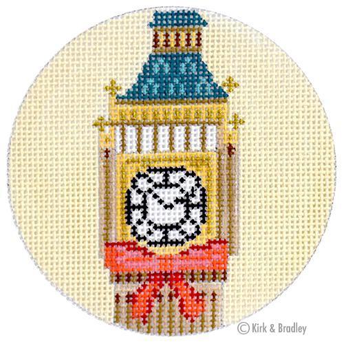 Christmas in London - Big Ben Painted Canvas Kirk & Bradley