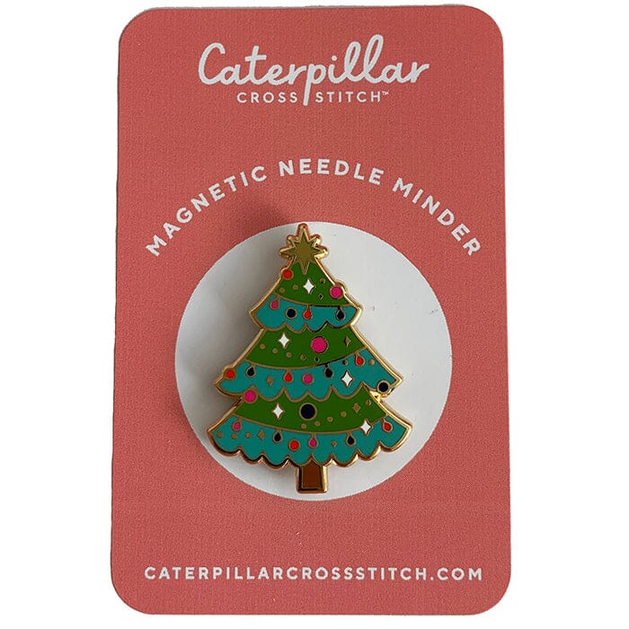 Christmas Tree Enamel Needleminder Accessories Caterpillar Cross - 1