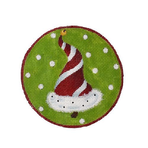 Christmas Tree Ornament Red Painted Canvas Love You More - 1