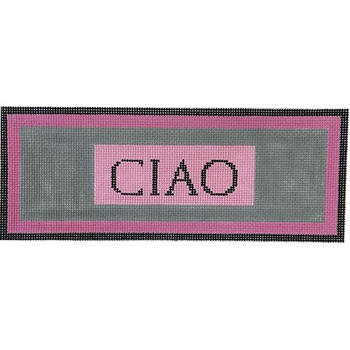 Ciao in Pink Painted Canvas Zecca