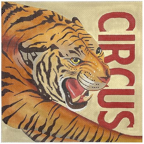 Circus Tiger Painted Canvas Colors of Praise - 1