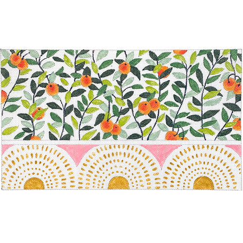 Citrus Delight Clutch Painted Canvas Colors of Praise - 1