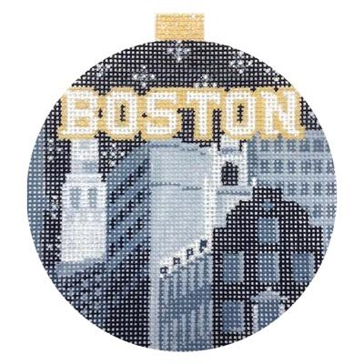 City Bauble Boston Painted Canvas Kirk & Bradley - 1