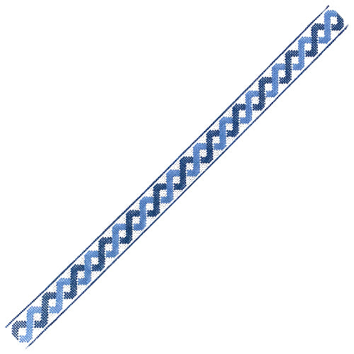 Classic Twist Belt Painted Canvas Little Stitches Needleworks - 1