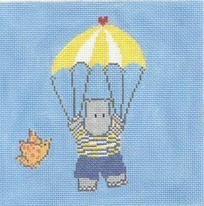 Clayton Parachuting Painted Canvas Cooper Oaks Design - 1