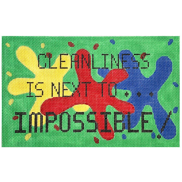 Cleanliness Painted Canvas Tina Griffin Designs - 1