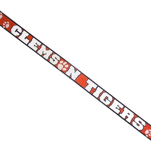 Clemson Tigers Belt Painted Canvas CBK Needlepoint Collections