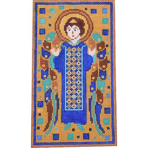 Cloisonne Angel Rectangle Painted Canvas Chris Lewis Distributing - 1