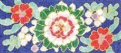 Cloisonne Peony Painted Canvas Lee's Needle Art Inc. - 1