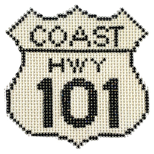 Coast Highway 101 Painted Canvas Petite Sweets - 1