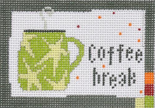 Coffee Break Painted Canvas Pippin - 1