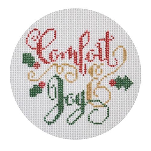 Comfort and Joy Painted Canvas A Poore Girl Paints - 1