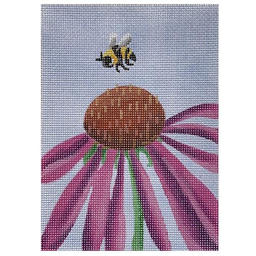 Cone Flower Painted Canvas Madeleine Elizabeth - 1