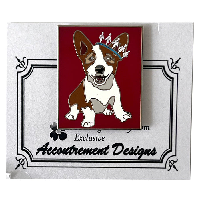 Corgi Queen Needleminder Accessories Blue Ridge Stitchery - 1