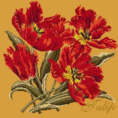 Cottage Garden Tulip Needlepoint Kit Kits Elizabeth Bradley Design