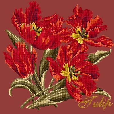 Cottage Garden Tulip Needlepoint Kit Kits Elizabeth Bradley Design