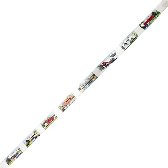 Covered Bridges Belt Painted Canvas CBK Needlepoint Collections - 1