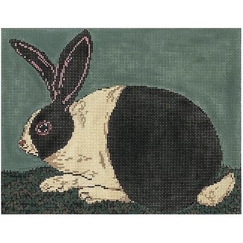 Cozy Bunny Painted Canvas Cooper Oaks Design