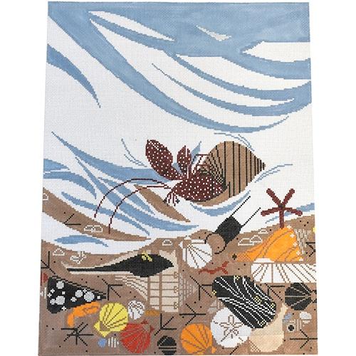 Crabitat Painted Canvas Charley Harper - 1