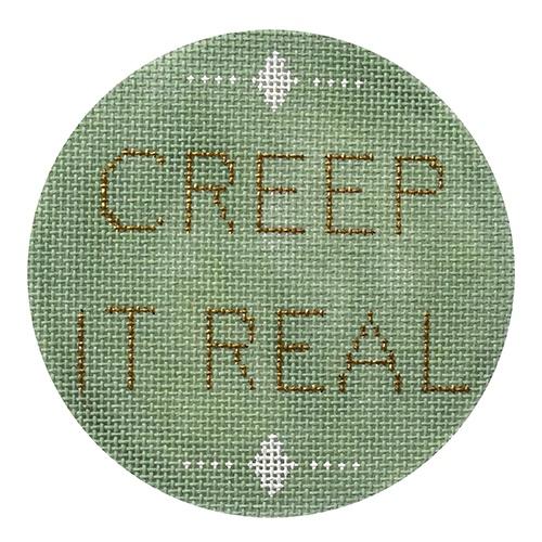 Creep It Real Painted Canvas Pewter & Pine - 1