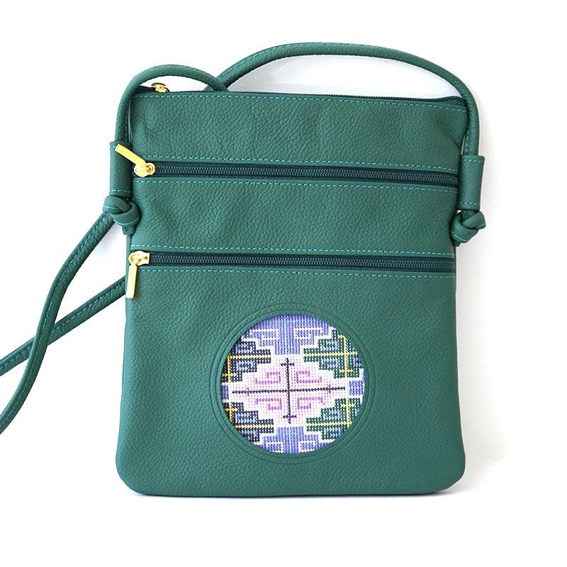 Cross Body Purse - Green Leather Goods Lee's Leather Goods