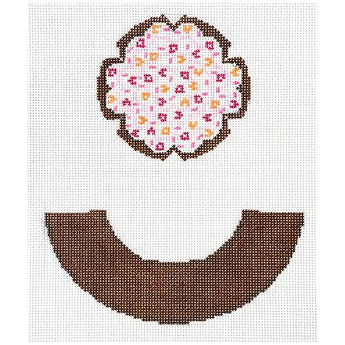 Cupcake Painted Canvas Petite Sweets - 1