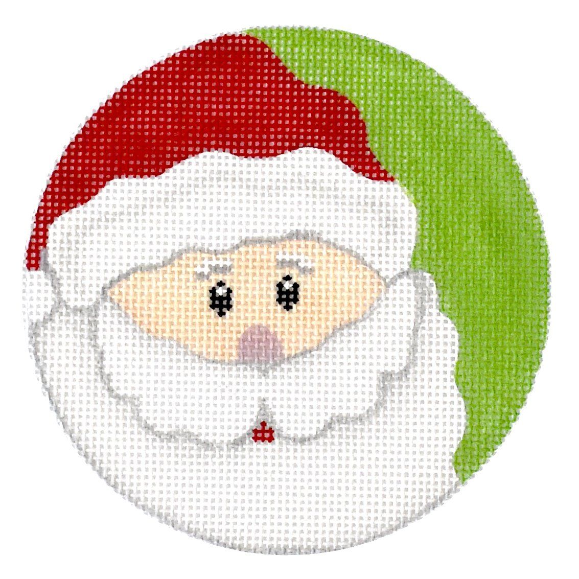 Curly Santa Painted Canvas Pepperberry Designs - 1