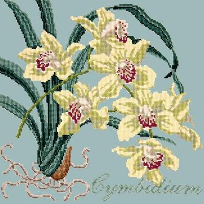 Cymbidium Needlepoint Kit Kits Elizabeth Bradley Design