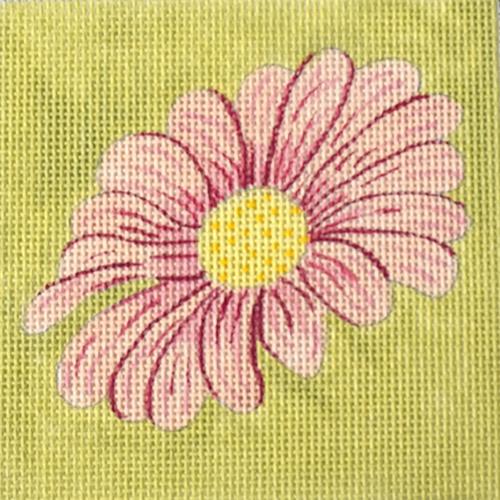 Daisy Coaster Painted Canvas J. Child Designs - 1