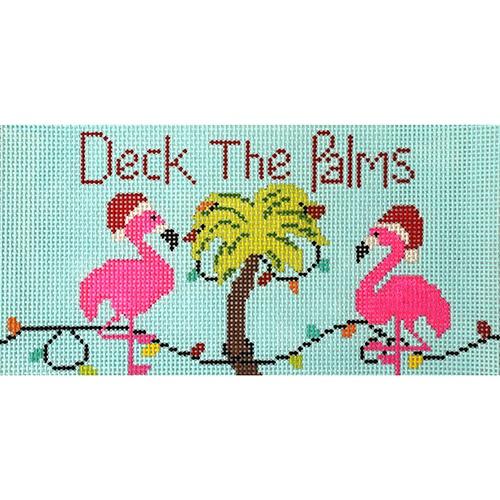 Deck the Palms Painted Canvas Vallerie Needlepoint Gallery - 1