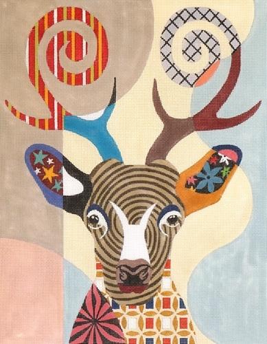 Deer Painted Canvas Love You More - 1