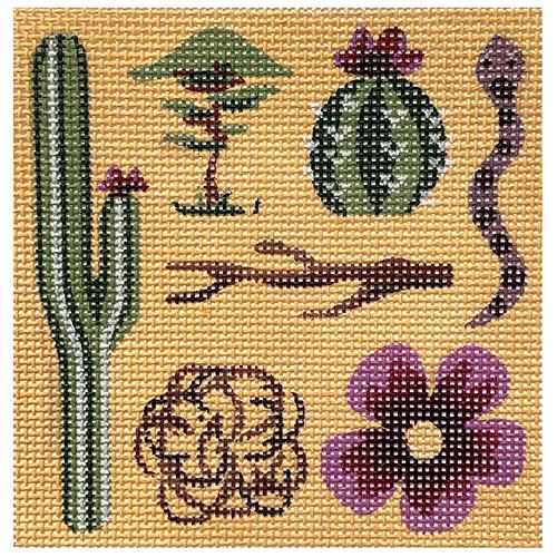 Desert Floor Painted Canvas Madeleine Elizabeth - 1