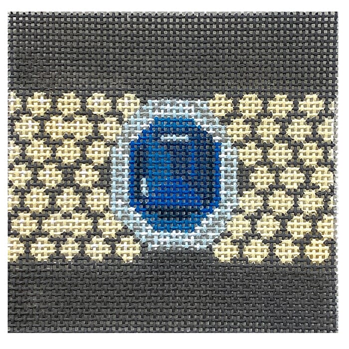 Diana Necklace Insert small Painted Canvas All About Stitching/The Collection Design