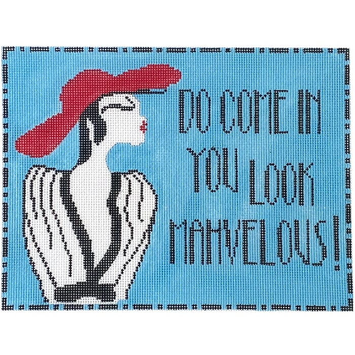 Do Come In Painted Canvas Tina Griffin Designs - 1