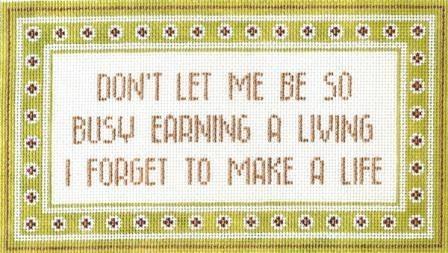 Don't Be So Busy Painted Canvas Cooper Oaks Design - 1