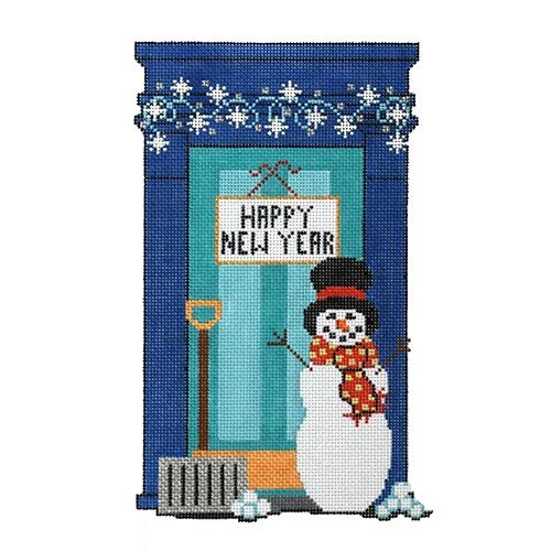 Door January Painted Canvas The Meredith Collection - 1
