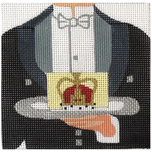 Downton Royal Visit Painted Canvas Melissa Prince Designs - 1