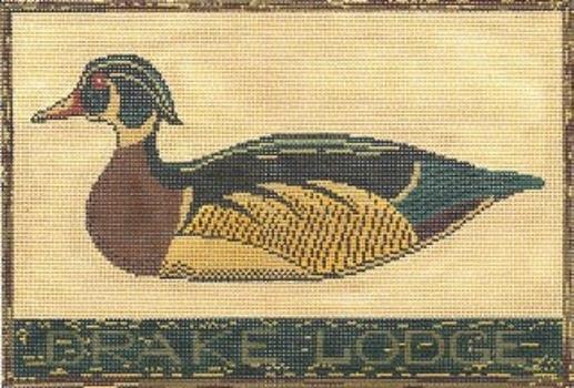 Drake Lodge Painted Canvas Warren Kimble