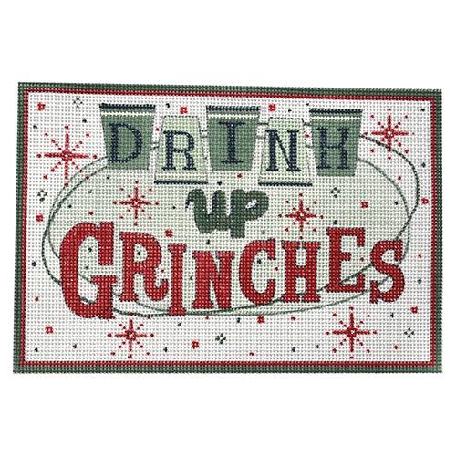 Drink Up Grinches Painted Canvas Alice Peterson Company - 1