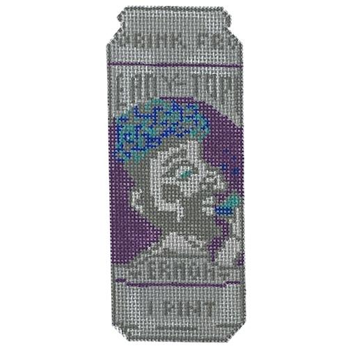 Drink Vermont Beer Painted Canvas Alice & Blue