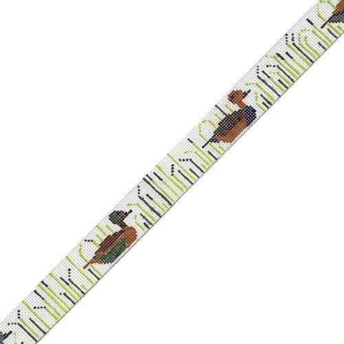 Duck Decoys in Grasses Belt Painted Canvas The Meredith Collection