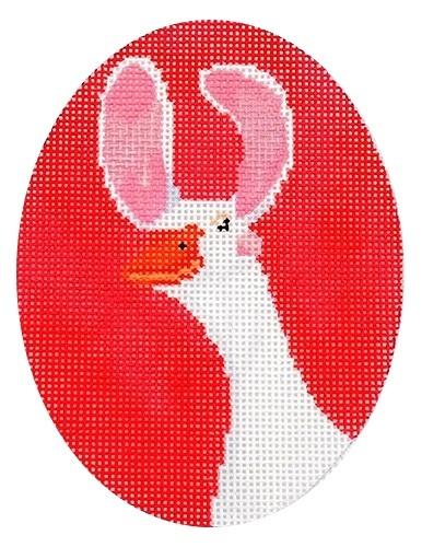 Duck with Bunny Ears Painted Canvas Scott Church Creative - 1