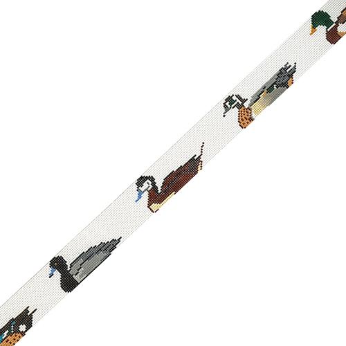 Ducks Unlimited Belt Painted Canvas The Meredith Collection - 1