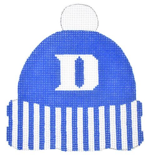 Winter Hat Duke with Pom Needlepoint.Com