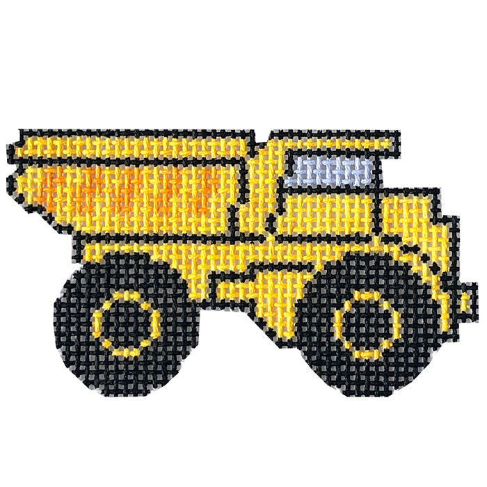 Dump Truck Mini Painted Canvas Penny Linn Designs - 1